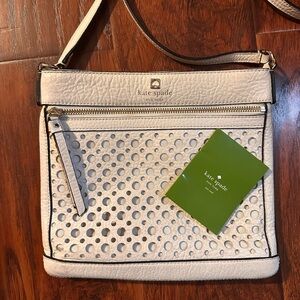 Kate Spade Cream Perri Lane Bubbles Crossbody Bag
